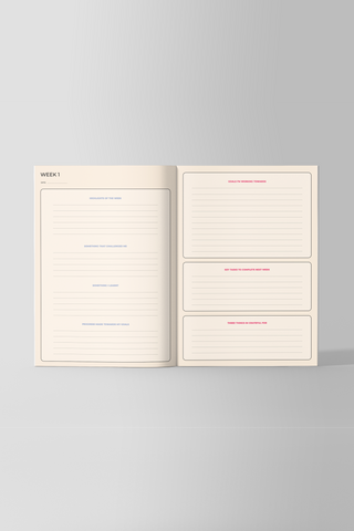 Journal Bundle - 52 Week Growth Journal & Notes Journal